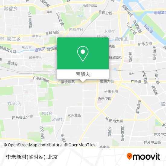 李老新村(临时站)地图