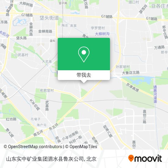 山东实中矿业集团泗水县鲁灰公司地图