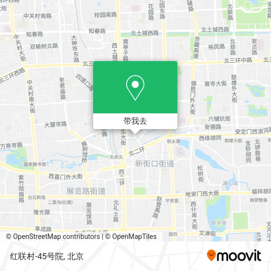 红联村-45号院地图