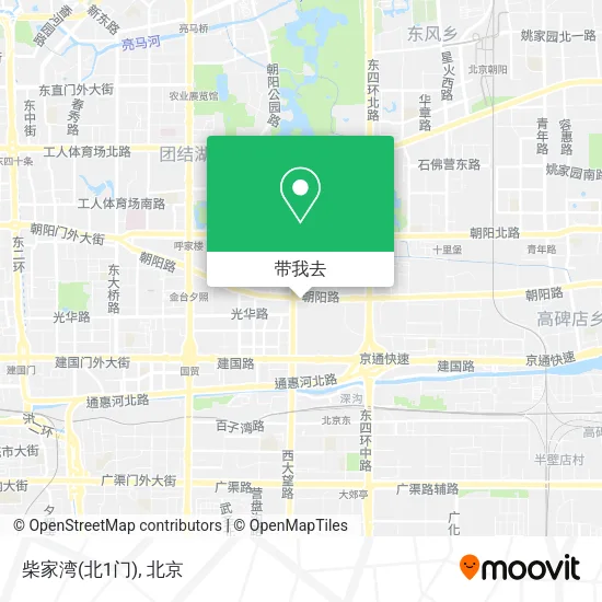 柴家湾(北1门)地图