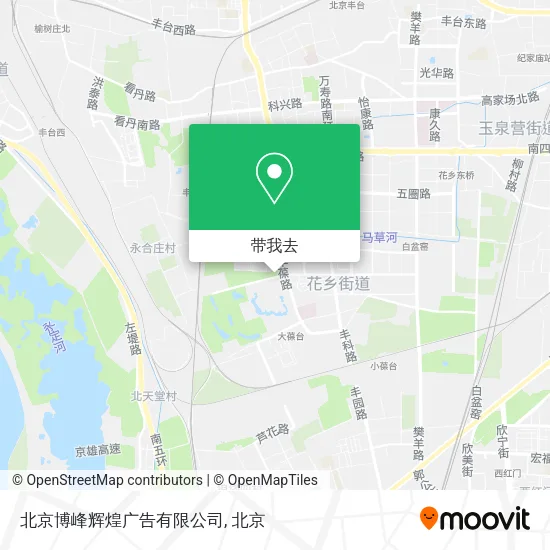 北京博峰辉煌广告有限公司地图