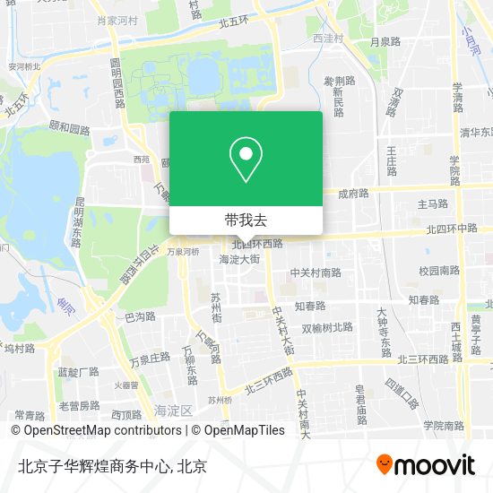 北京子华辉煌商务中心地图