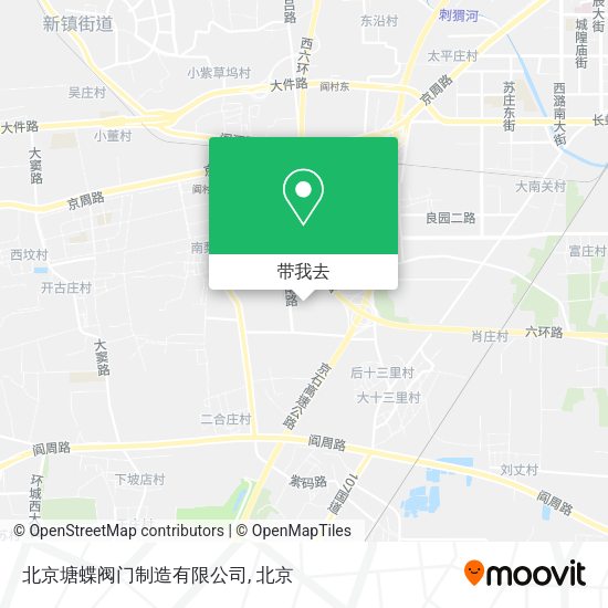 北京塘蝶阀门制造有限公司地图