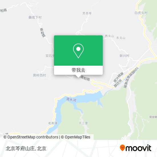 北京芩府山庄地图