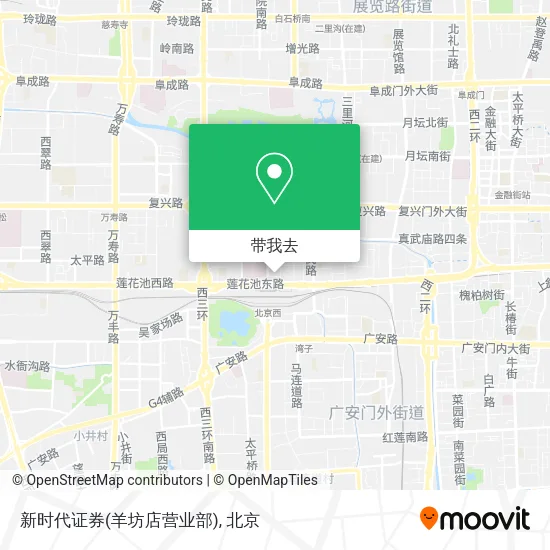 新时代证券(羊坊店营业部)地图