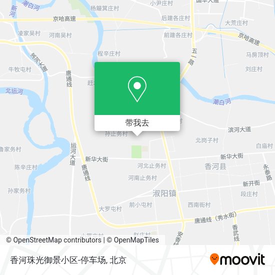 香河珠光御景小区-停车场地图