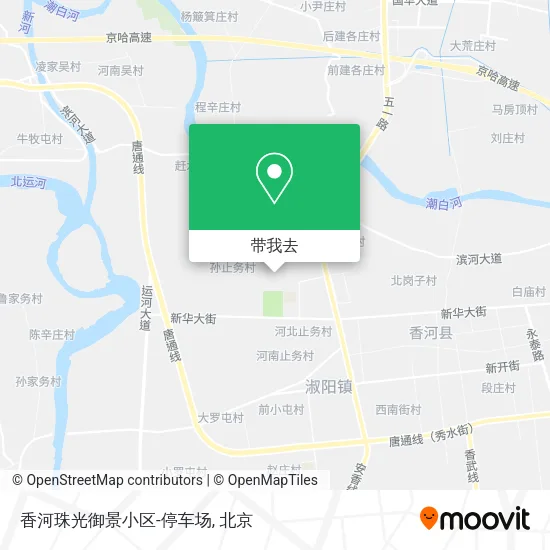 香河珠光御景小区-停车场地图
