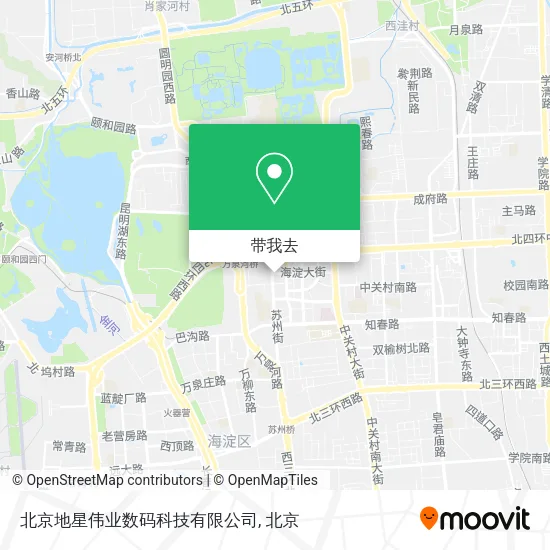 北京地星伟业数码科技有限公司地图