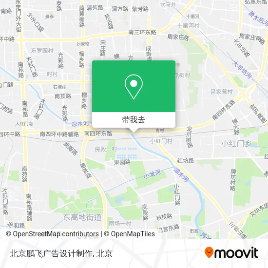 北京鹏飞广告设计制作地图