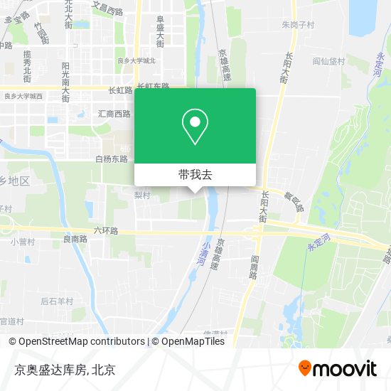 京奥盛达库房地图