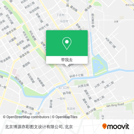 北京博源亦彩图文设计有限公司地图