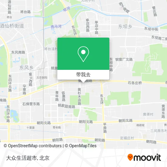 大众生活超市地图