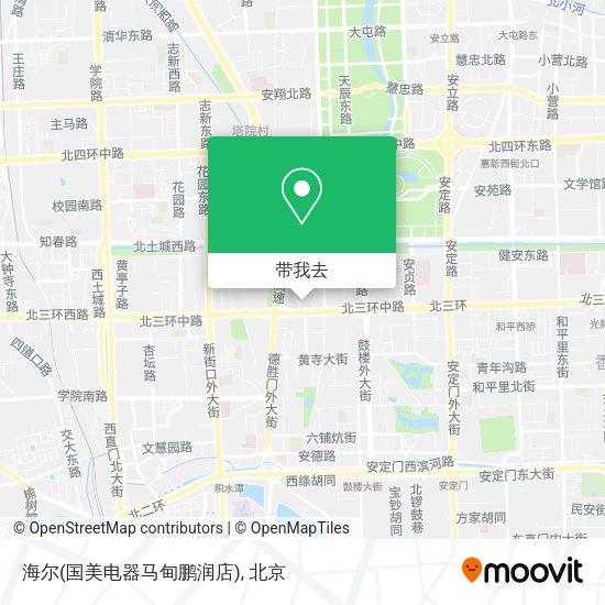 海尔(国美电器马甸鹏润店)地图