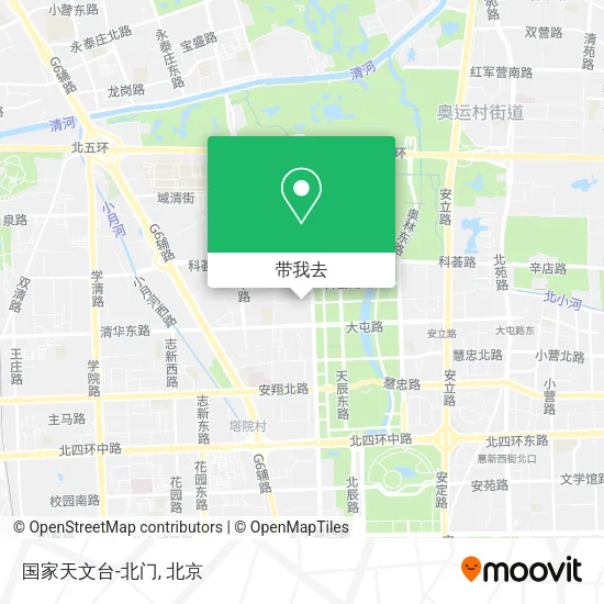国家天文台-北门地图
