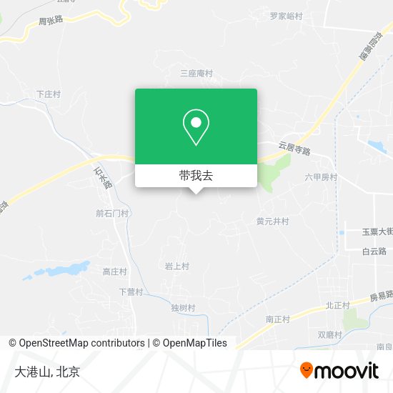 大港山地图