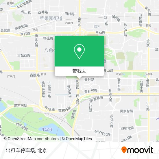 出租车停车场地图