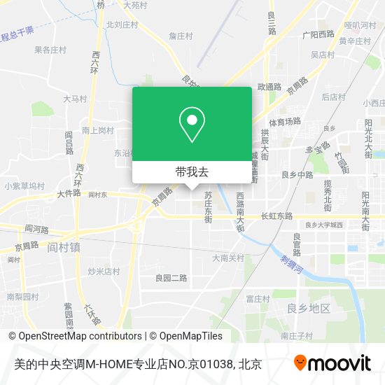 美的中央空调M-HOME专业店NO.京01038地图