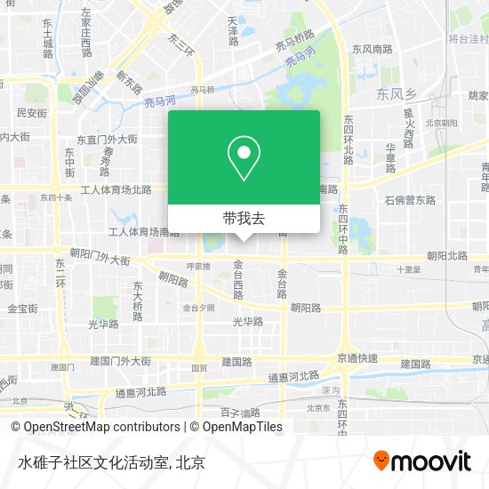水碓子社区文化活动室地图