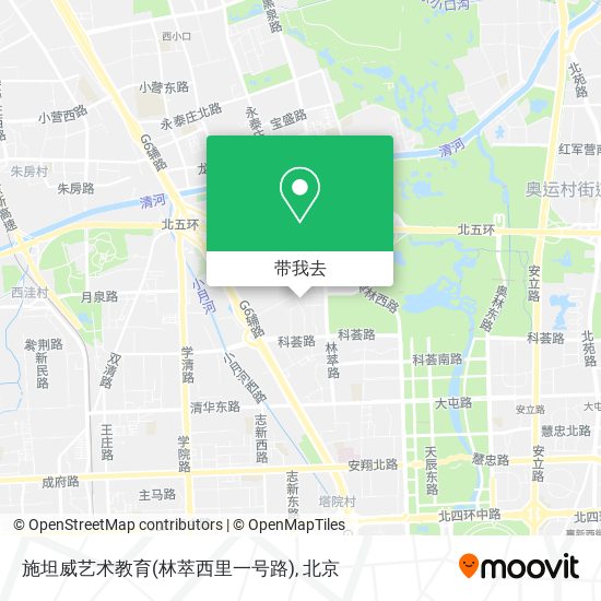 施坦威艺术教育(林萃西里一号路)地图