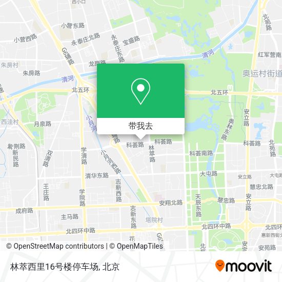 林萃西里16号楼停车场地图