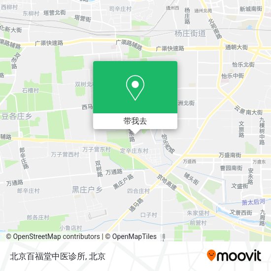 北京百福堂中医诊所地图