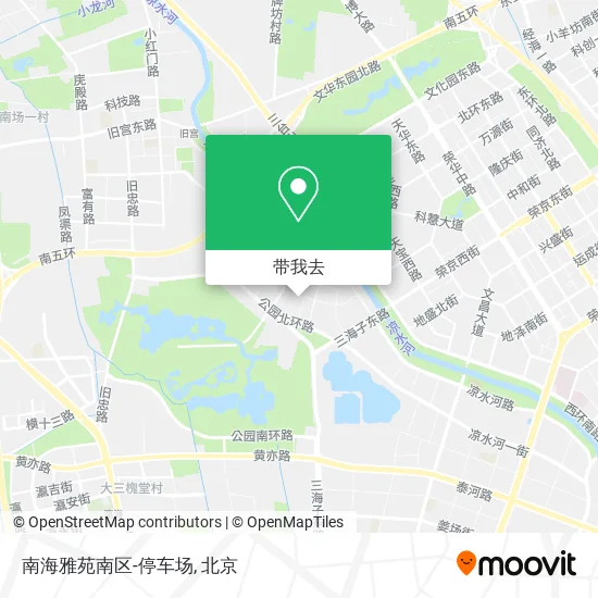 南海雅苑南区-停车场地图