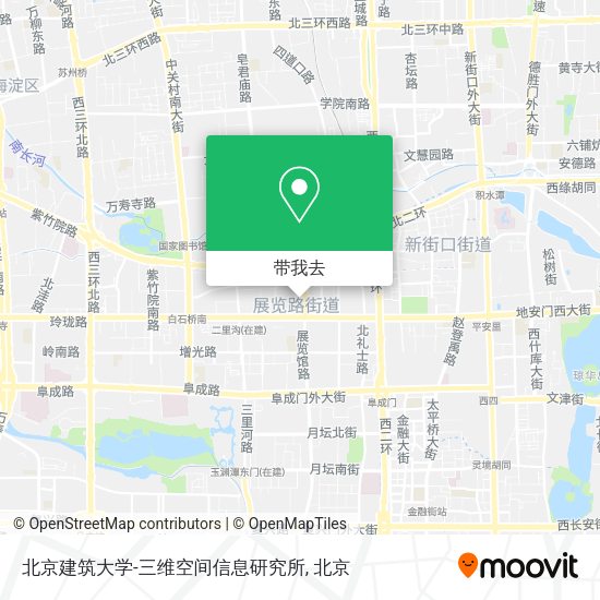 北京建筑大学-三维空间信息研究所地图