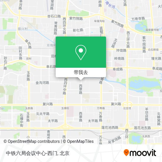 中铁六局会议中心-西门地图