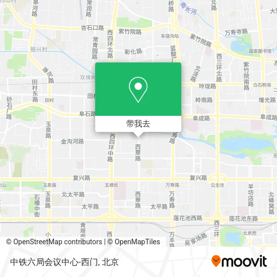 中铁六局会议中心-西门地图