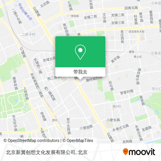 北京新翼创想文化发展有限公司地图