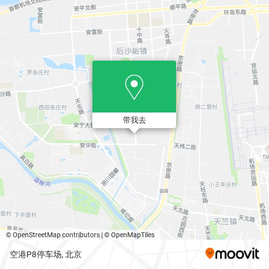 空港P8停车场地图