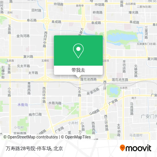 万寿路28号院-停车场地图