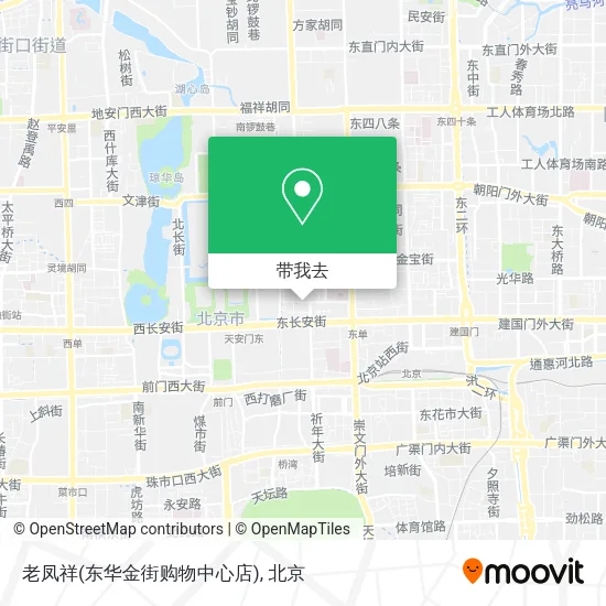 老凤祥(东华金街购物中心店)地图