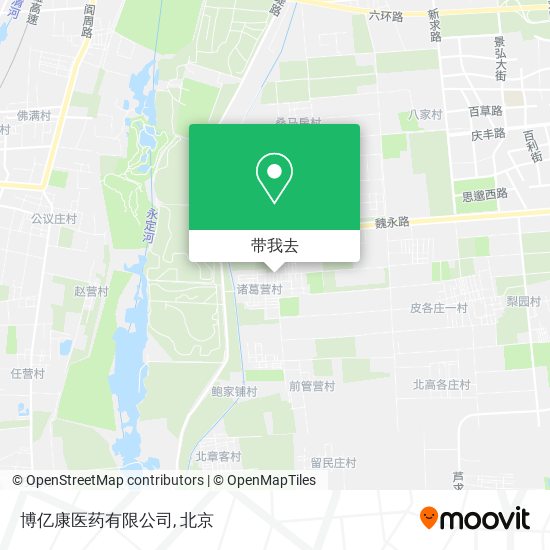 博亿康医药有限公司地图