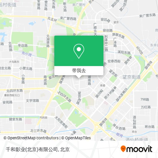 千和影业(北京)有限公司地图