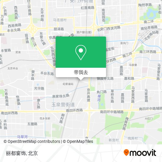 丽都窗饰地图