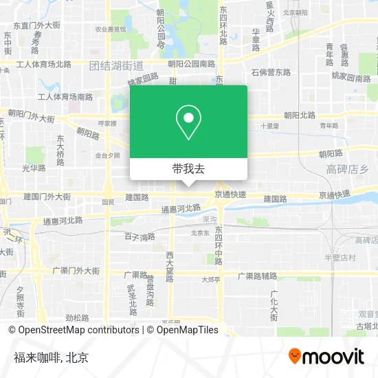 福来咖啡地图
