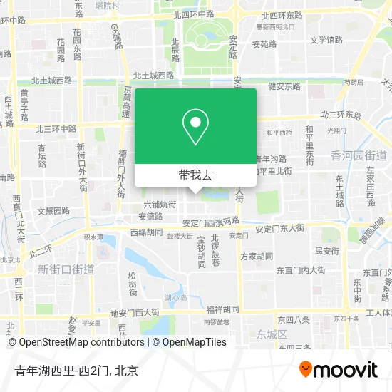 青年湖西里-西2门地图