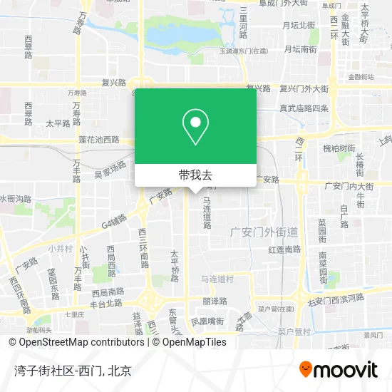 湾子街社区-西门地图