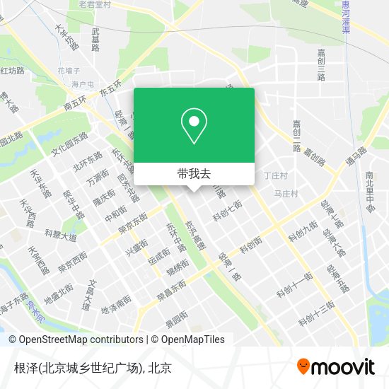 根泽(北京城乡世纪广场)地图