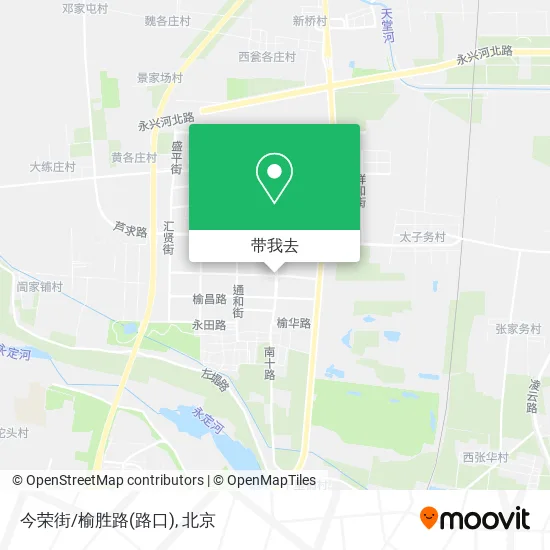 今荣街/榆胜路(路口)地图