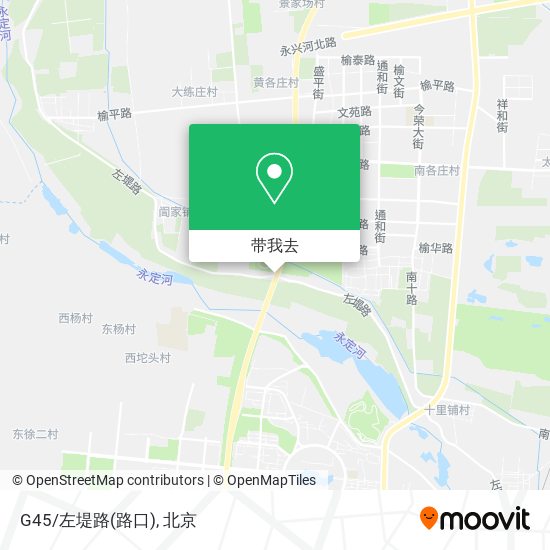 G45/左堤路(路口)地图