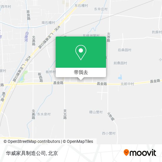 华威家具制造公司地图