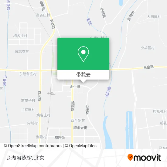 龙湖游泳馆地图