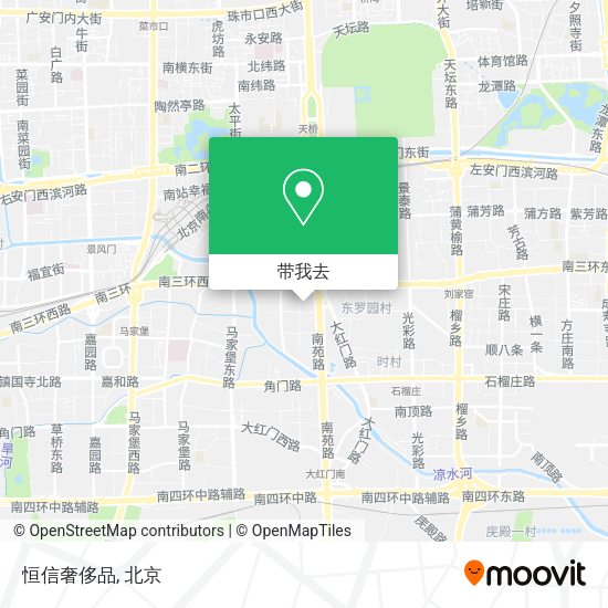 恒信奢侈品地图