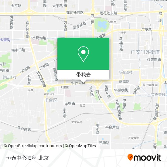 恒泰中心-E座地图
