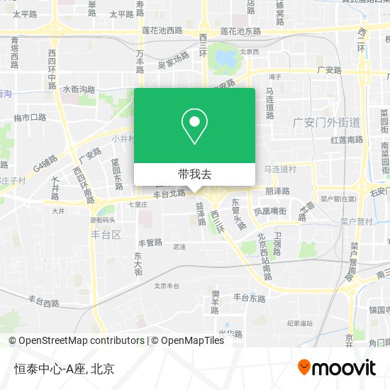 恒泰中心-A座地图