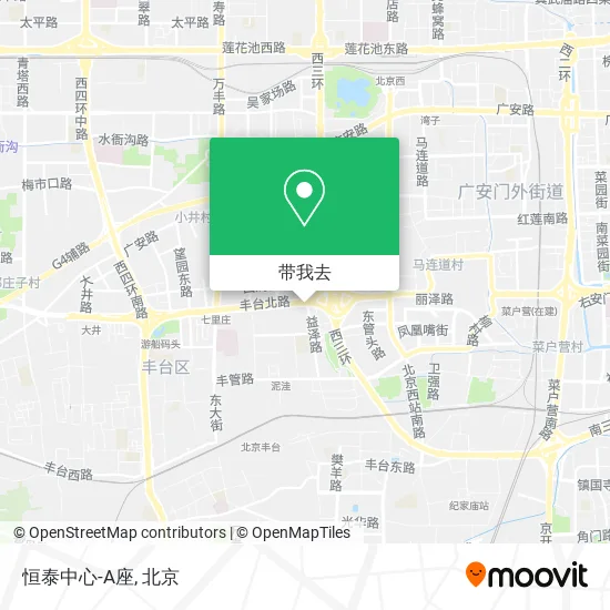 恒泰中心-A座地图