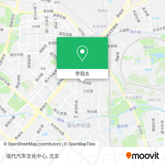 现代汽车文化中心地图
