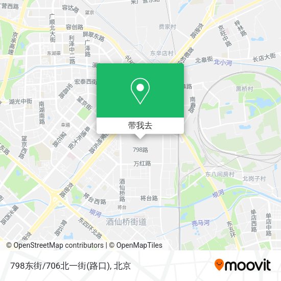798东街/706北一街(路口)地图